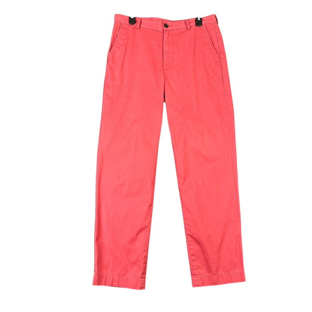 Brooks Brothers Chino Pants Men 33X32 Slim‎ Straight Tailored Prep Core Coastal